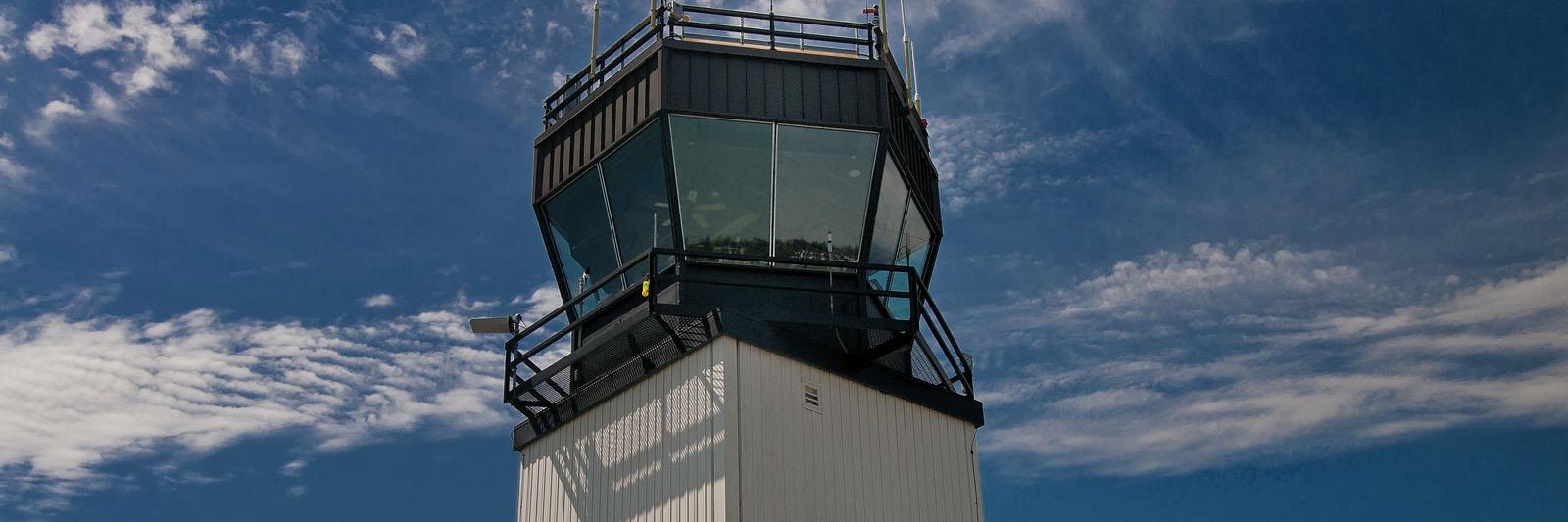 In addition to a control tower, Salem Municipal Airport has a general aviation center which includes a terminal and limited flight training. © 2011 Ron Cooper