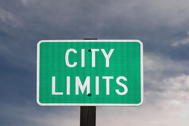 City Limits sign
