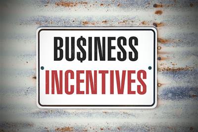 business incentives sign