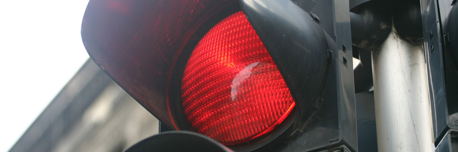 2022 Red Stopllight at intersection