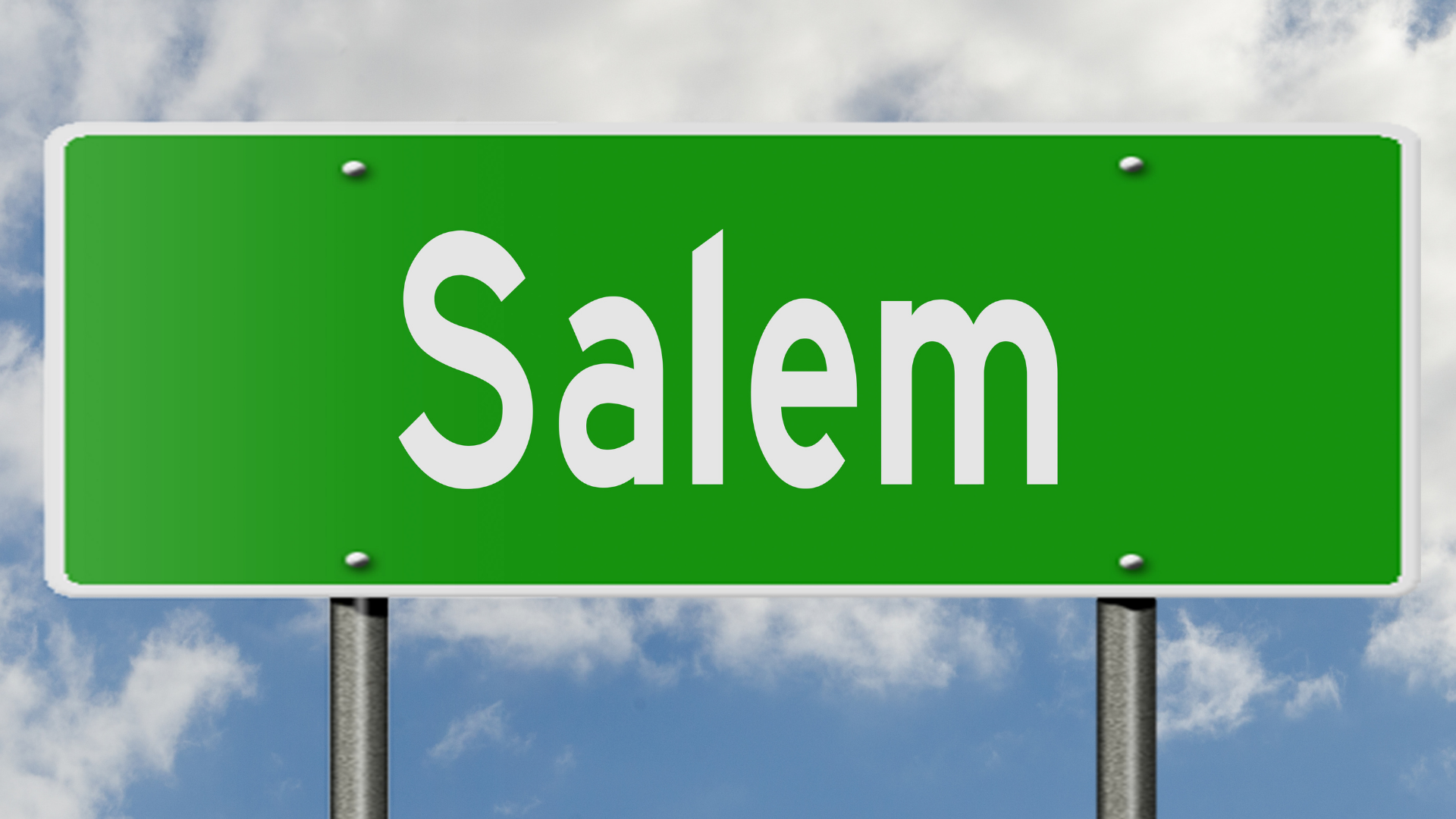 Salem street sign.