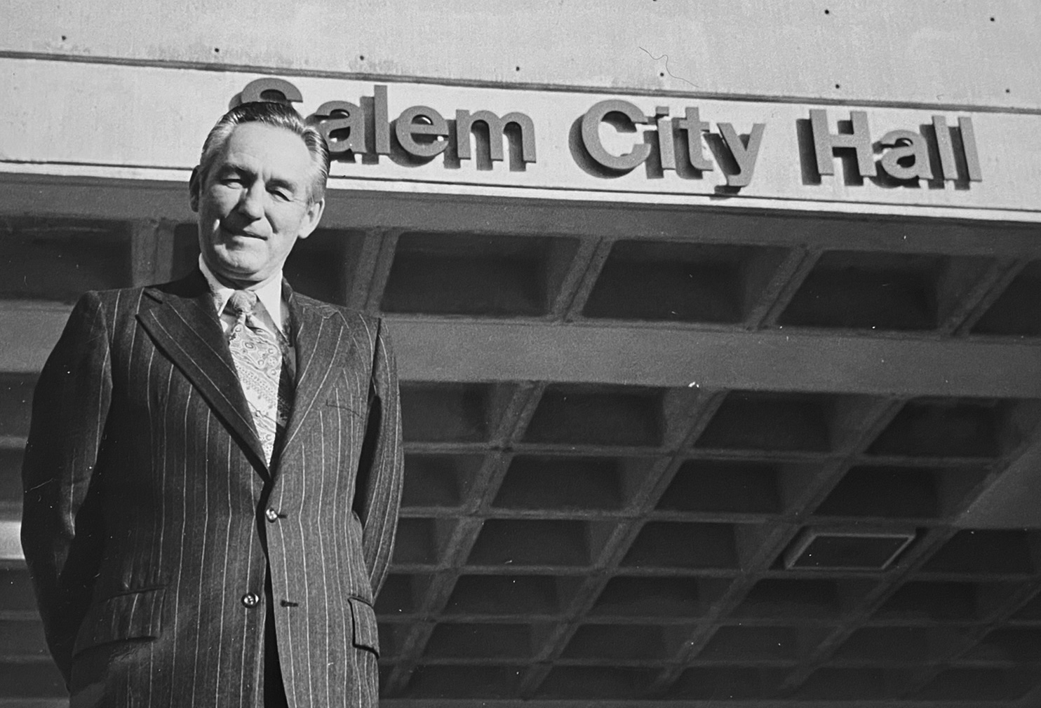 Vern Miller Nov 1972 with City Hall