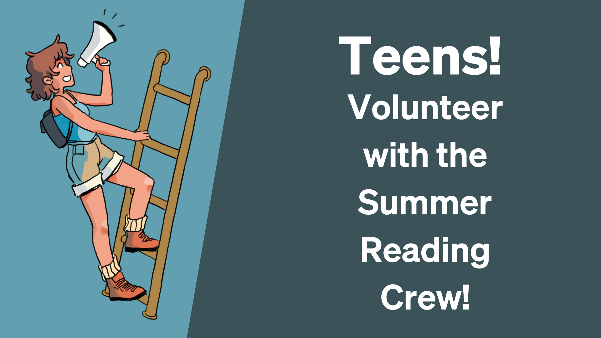Teens! Volunteer with the Summer Reading Crew