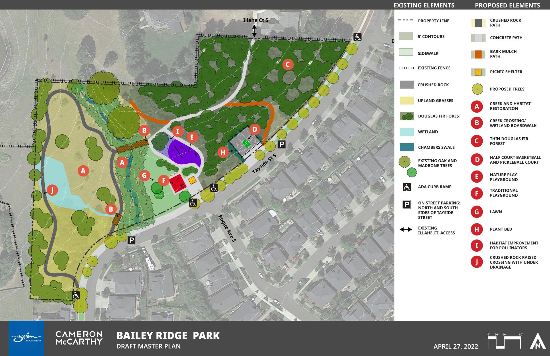 6.2 Bailey Ridge Park Draft Master Plan