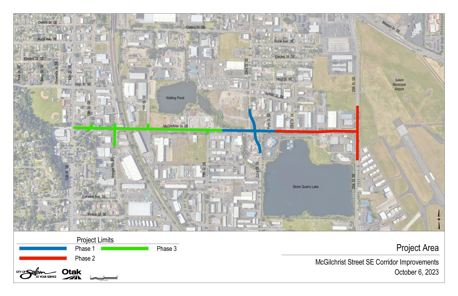 Traffic Alert: Intersection at McGilchrist Street SE and 22nd Street SE to Close April 1 for Bond Project Construction