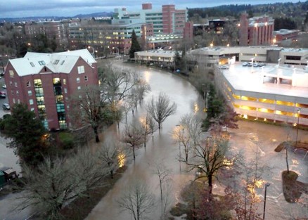 2012 Flood near Salem Hospital