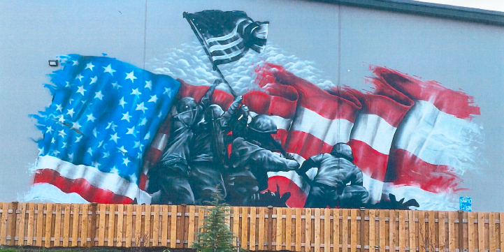 Iwo Jima mural Salem