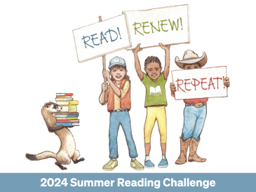 2024 Summer Reading Challenge - Read, Renew, Repeat