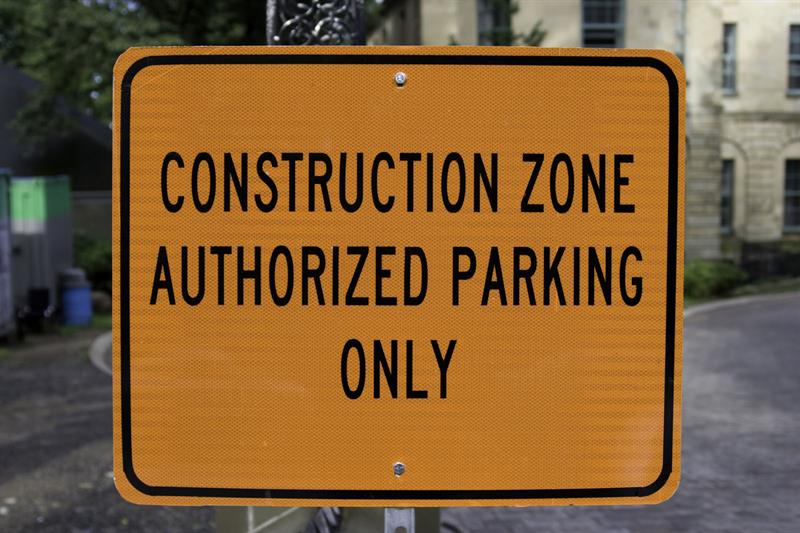constuction zone sign